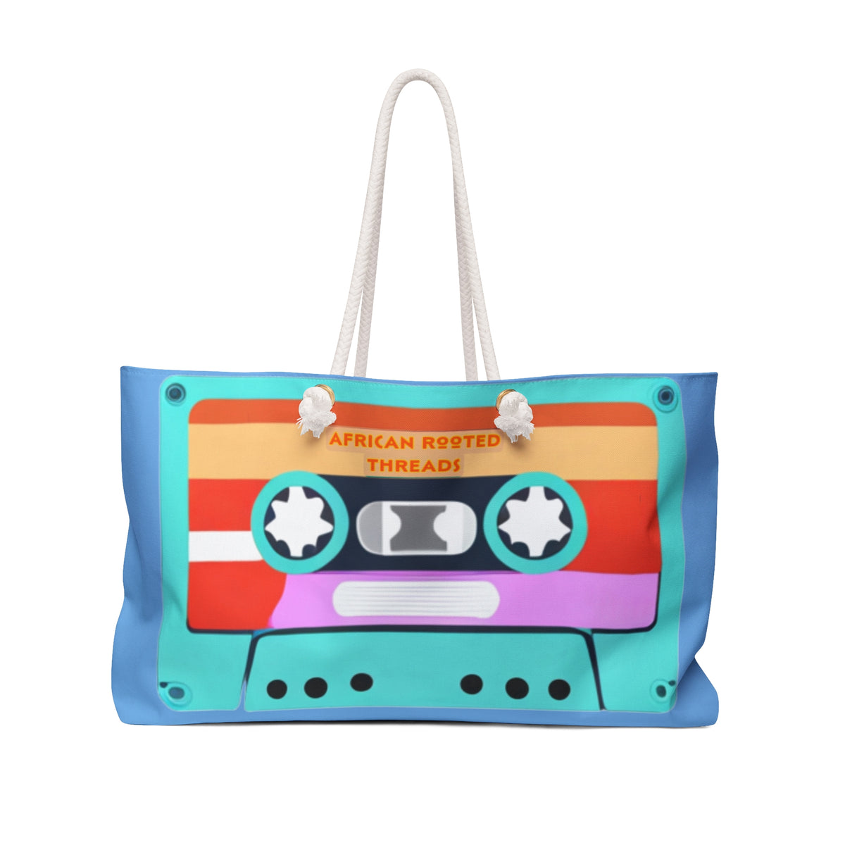 Cassette Remix Weekender Bag – African Rooted Threads